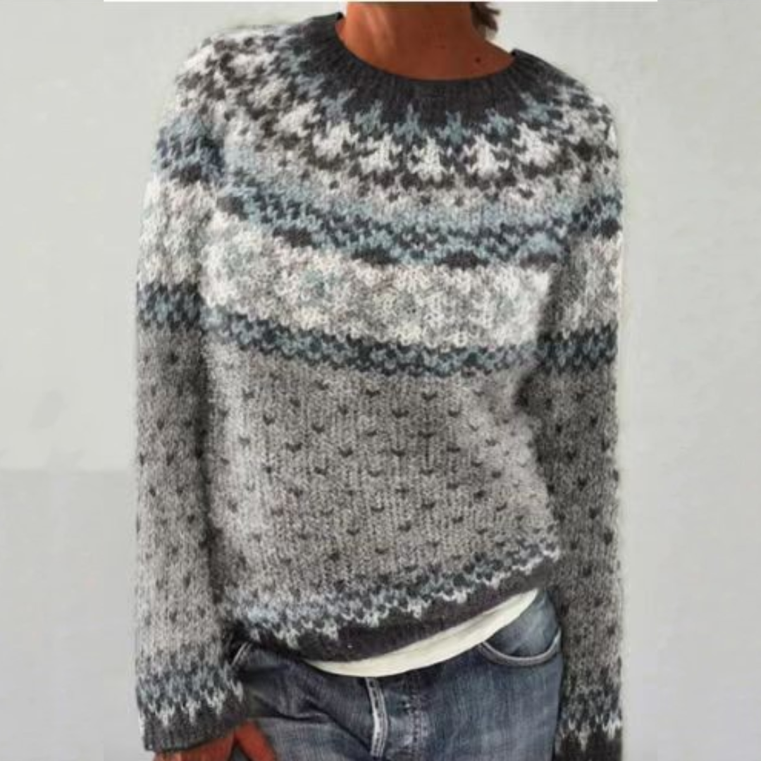DENISE™ | Retro Wool Sweater