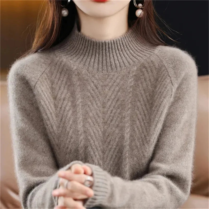 Isolde London | Cashmere Textured Knit Sweater