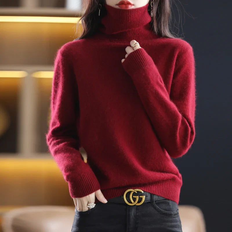 Rosalie London | Gentle Comfort Turtleneck Sweater