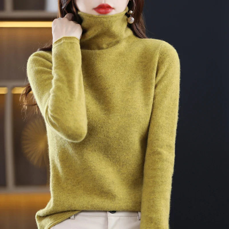 Evelyne London | Cashmere Roll Neck Sweater