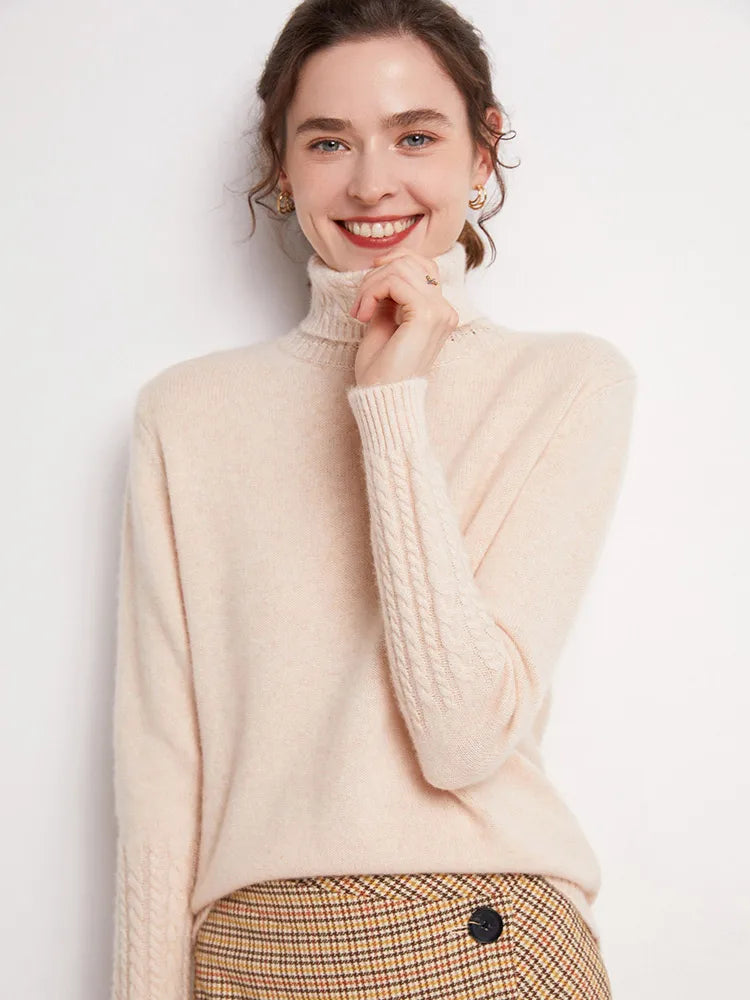 Freya | Pure Cashmere Ribbed Knit