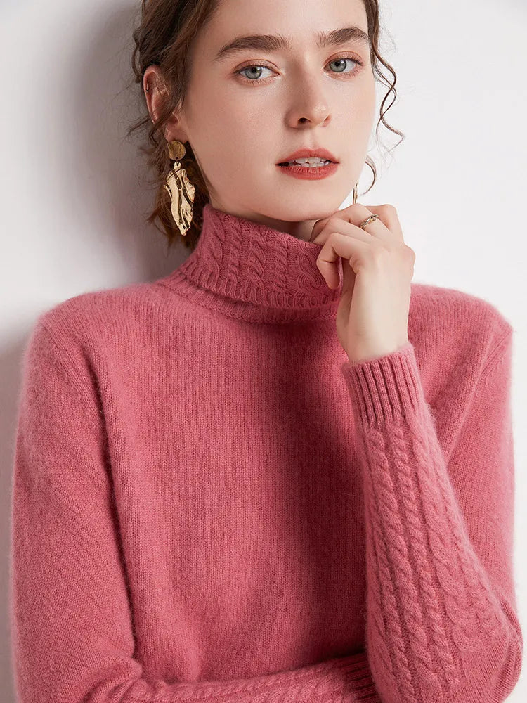 Freya | Pure Cashmere Ribbed Knit