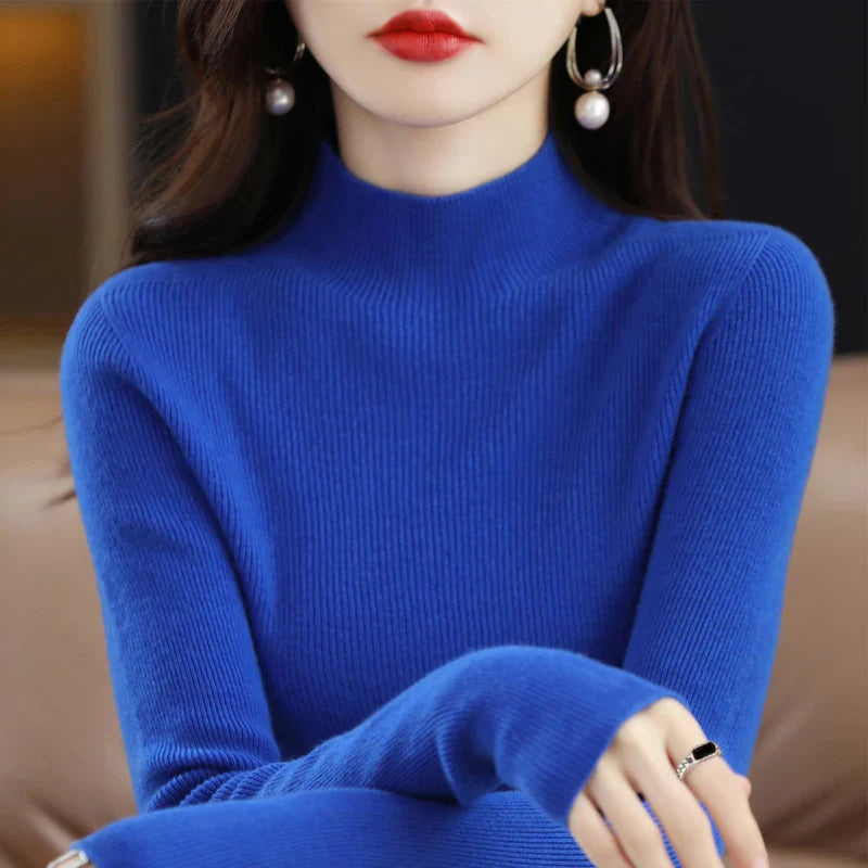 Amelie London | Classic Cashmere Rib Knit Jumper