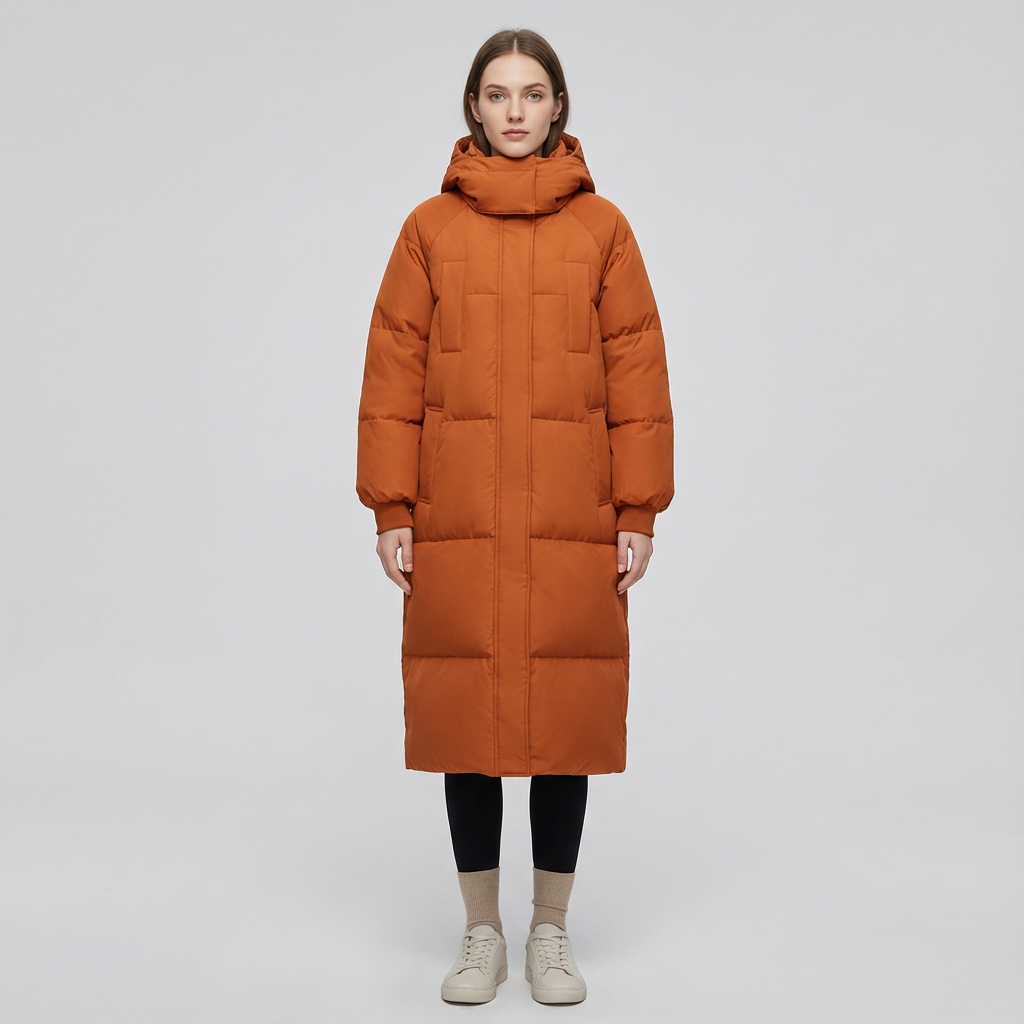 GIGATY™ - Classic Hooded Long Puffer Coat