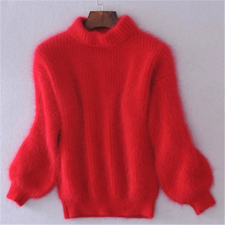Harlise - Vintage Angora Knit Sweater
