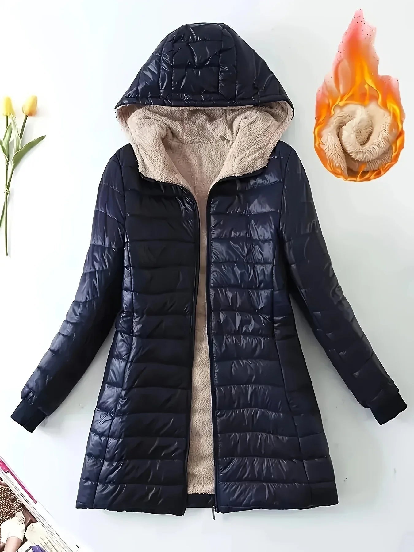 Mayla - Mid-Length Fleece Jacket