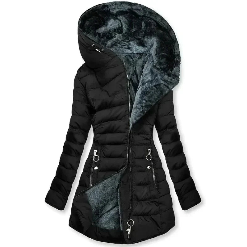 Rea - Faux Fur Puffer Coat
