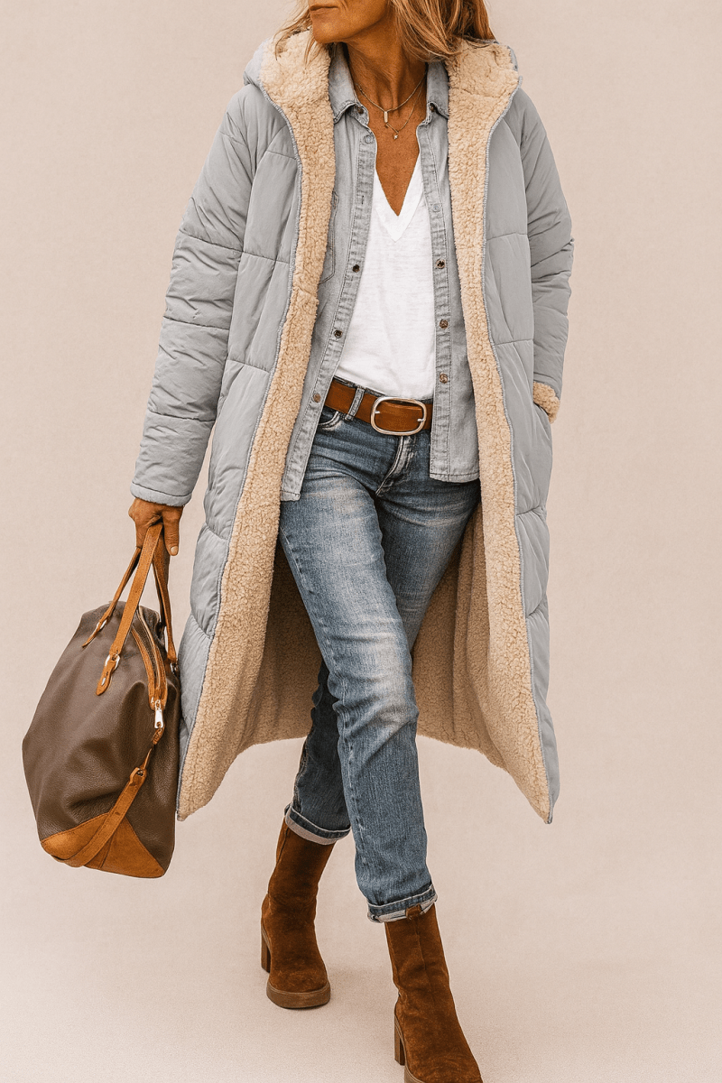 SASHA | LUXURIOUS REVERSIBLE SOFT COAT