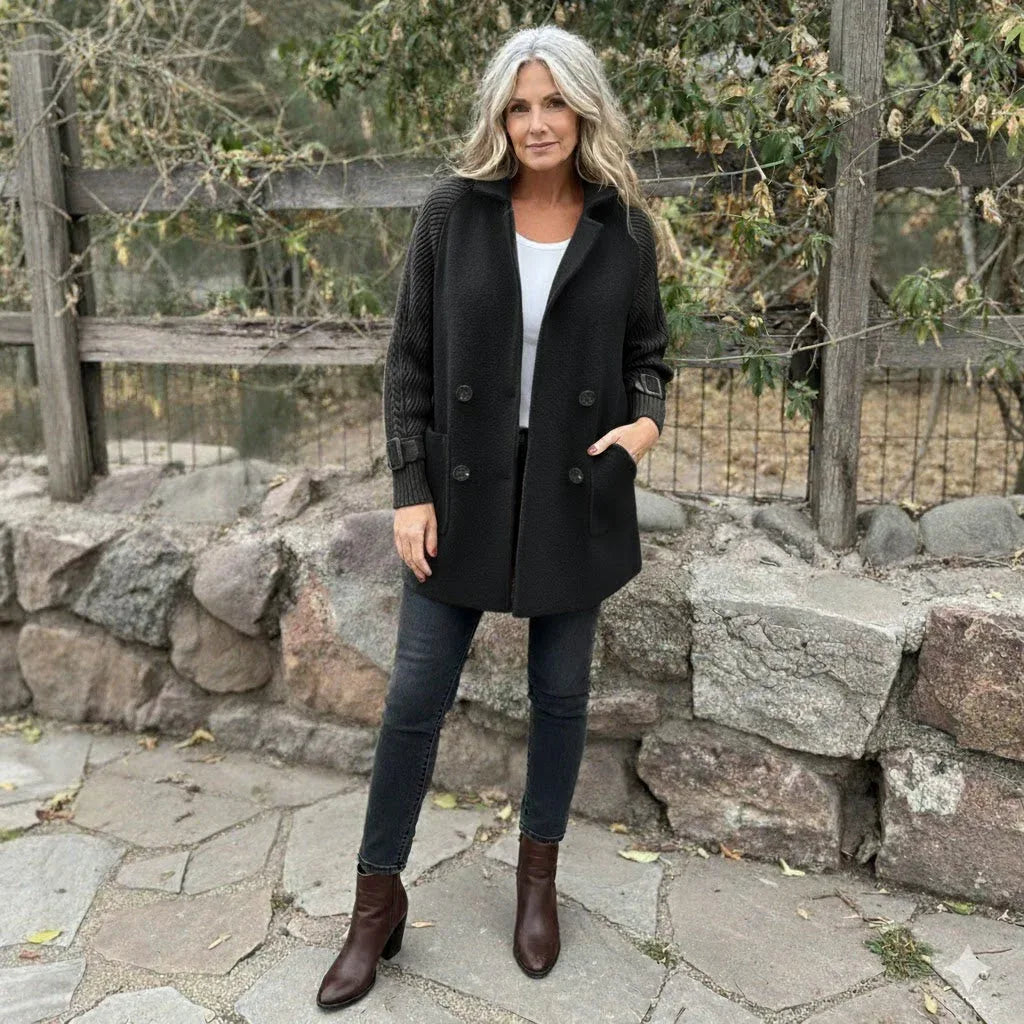 ISOLA™ | Mid-Length Double-Breasted Coat